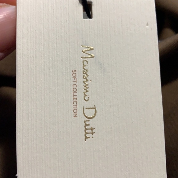 NWT. Massimo Dutti Brown Crop Top. Size M. - Picture 10 of 13